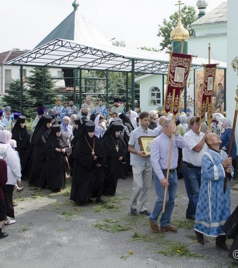 Престольный праздник в Свято-Тихвинском женском монастыре Гомельской епархии