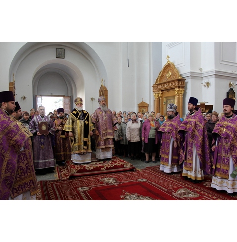 Воздвижение Честного и Животворящего Креста Господня в Полоцком Спасо-Евфросиниевском монастыре