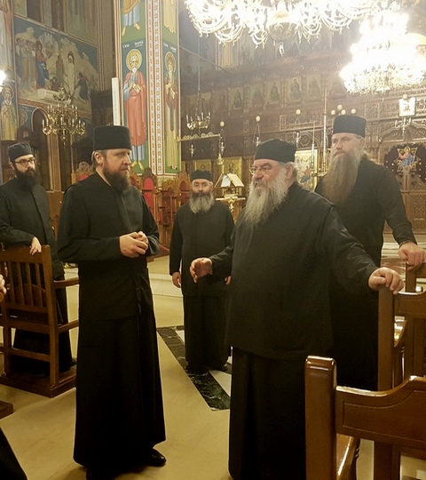 Председатель Синодального отдела по делам монастырей, епископ Лидский и Сморгонский Порфирий, посетил Лимассольскую митрополию Кипрской Православной Церкви