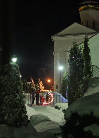 Празднование Рождества Христова в Спасо-Евфросиниевском женском монастыре