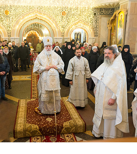 В день памяти святителя Макария Московского митрополит Павел совершил литургию в Елисаветинском монастыре города Минска
