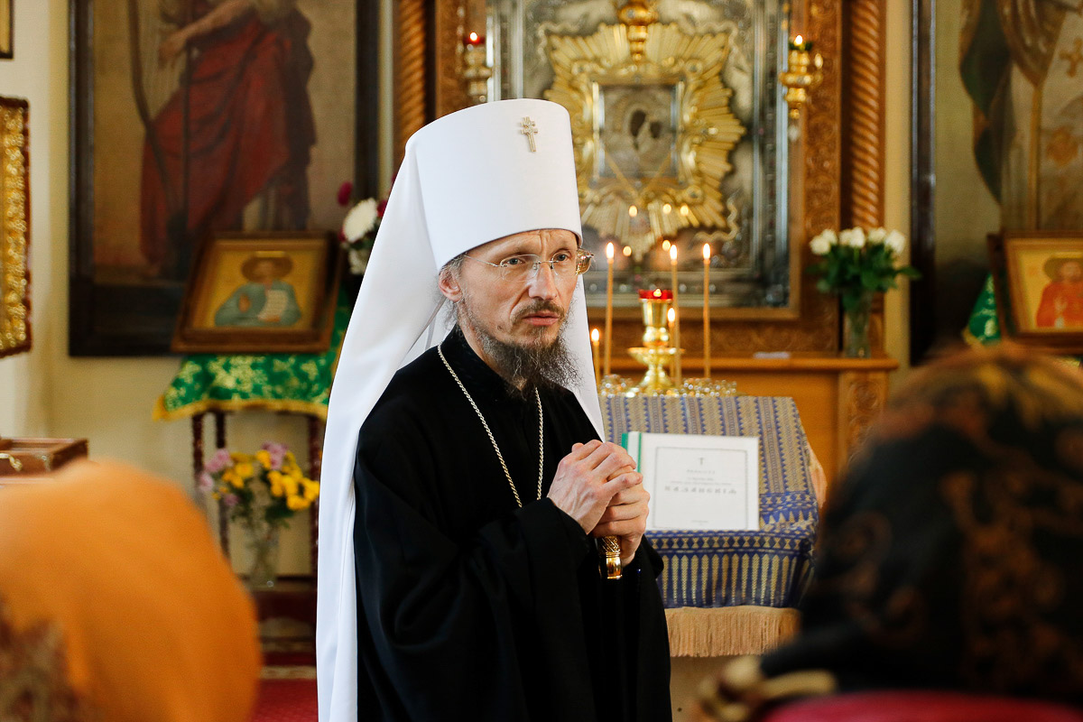 Состоялся визит Патриаршего Экзарха в Свято-Троицкий Марков монастырь города Витебска