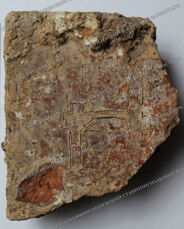 Находка древнего чертежа на территории Спасо-Евфросиниевского монастыря