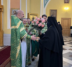 В Мариинском монастыре Вильнюса отметили день тезоименитства настоятельницы игумении Серафимы (Ивановой)