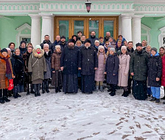 Участники XXXI Международных Рождественских чтений от Гомельской епархии посетили Троице-Сергиеву лавру