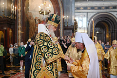  Предстоятель Русской Церкви возвел епископа Вениамина, избранного Патриаршим Экзархом всея Беларуси, в сан митрополита