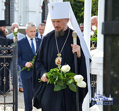 В день памяти преподобной Манефы Гомельской Патриарший Экзарх всея Беларуси посетил Никольский мужской монастырь в Гомеле