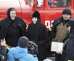 В Черкасской епархии создали первую в Украине пожарную команду из монахинь  [+ВИДЕО] 