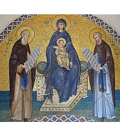 Новая мозаичная фреска в Святых Вратах Троице-Сергиевой Лавры