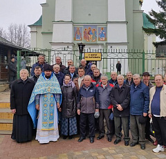 Сотрудники подворья Жировичского монастыря посетили Свято-Троицкий собор города Слонима