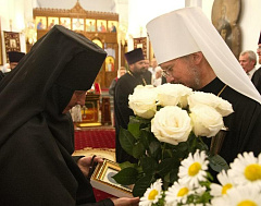 Представители монастырей Борисовской епархии поздравили Митрополита Вениамина с днем тезоименитства