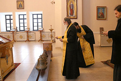 Архиепископ Могилевский и Мстиславский Софроний освятил колокола в Пустынском Свято-Успенском мужском монастыре