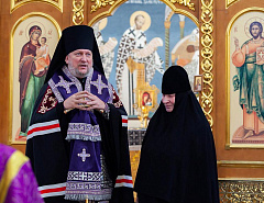 Игумении монастырей поздравили епископа Полоцкого и Глубокского Игнатия с днем рождения 