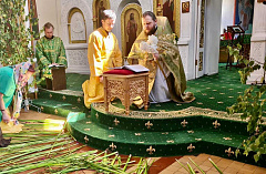 Праздник Святой Троицы в Свято-Троицком Марковом мужском монастыре города Витебска