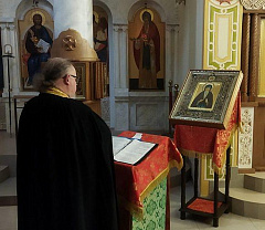 В Лавришевском мужском монастыре молились о здравии людей в долгонедужии пребывающих