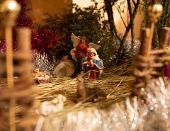 В Навечерие Рождества Христова в Юровичском мужском монастыре совершили Божественную литургию