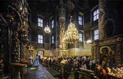 В Донском ставропигиальном монастыре почтили память святителя Тихона, Патриарха Московского и всея России