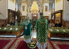 24 сентября, в день собора Святогорских святых, Святогорскую лавру впервые в 2022 году посетили паломники