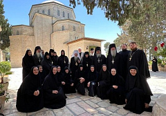 В престольный праздник Вознесенского женского монастыря на Елеоне молитвенно почтили 175-летие основания Русской духовной миссии в Иерусалиме