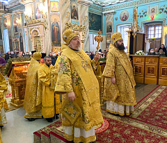 Руководители монастырей Гомельской епархии поздравили архиепископа Стефана с днем архиерейской хиротонии