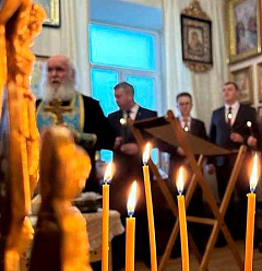 Делегация международных наблюдателей за выборами в Беларуси посетила Бобруйский женский монастырь в честь святых Жен-мироносиц