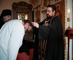 В Юровичском мужском монастыре совершен очередной монашеский постриг