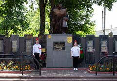 22 июня наместник Юровичского мужского монастыря принял участие в митинге-реквиеме «Мы Помним»
