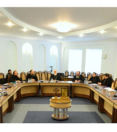 Епископ Порфирий принял участие в совещании руководителей Синодальных отделов и комиссий Белорусской Православной Церкви