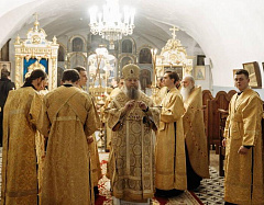 В день рождения Святейшего Патриарха Кирилла в Жировичском монастыре совершили благодарственный молебен