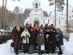 Правоохранители Борисова посетили с экскурсией Ксениевский женский монастырь в деревне Барань
