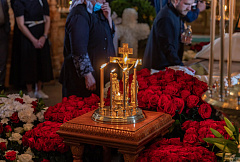 25 июля в Валаамском монастыре состоялось отпевание и погребение архимандрита Мефодия (Петрова)
