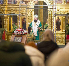 23 октября в Никольском монастыре города Гомеля отметили день Ангела наместника обители епископа Светлогорского Амвросия