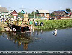 В день празднования Крещения Руси на реке Неман близ Лавришевского монастыря совершена Крещальная Божественная литургия [+ВИДЕО]