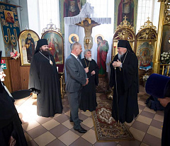 Уполномоченный по делам религий и национальностей РБ Александр Румак посетил Иоанно-Кормянский монастырь
