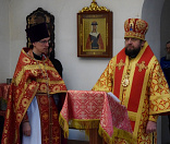11-Посещение епископом Порфирием Свято-Ксениевского женского монастыря 28.04.17