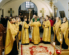 Наместник Жировичского монастыря совершил благодарственный молебен о здравии Предстоятеля Белорусской Православной Церкви