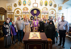 Епископ Несвижский Авксентий посетил Юровичский мужской монастырь