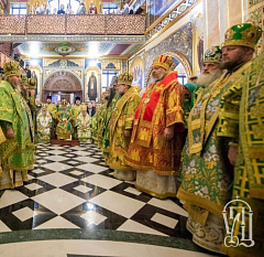 Архиепископ Гомельский и Жлобинский Стефан принял участие в освящении нового храма Киево-Печерской Лавры