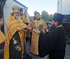 В пределы Белорусской Православной Церкви доставлен ковчег с частицей мощей преподобного Сергия Радонежского
