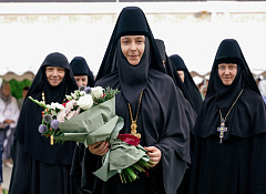 Архиепископ Брестский Иоанн поздравил настоятельницу Кобринского монастыря игумению Евфросинию (Куракевич) с 20-летием монашеского пострига