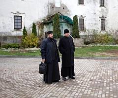 Председатель Синодального отдела по делам монастырей БПЦ епископ Лидский и Сморгонский Порфирий посетил Юровичский мужской монастырь Туровской епархии