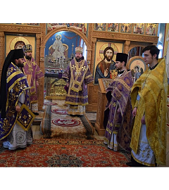 Председатель Синодального отдела по монастырям епископ Порфирий совершил монашеские постриги и Божественную литургию в Вознесенском Барколабовском женском монастыре