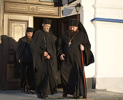 Новый управляющий Борисовской епархией епископ Амвросий совершил первый визит в Ляденский мужской монастырь