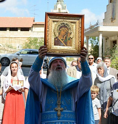 В Горненской обители в Иерусалиме почтили чудотворный Казанский образ Божией Матери