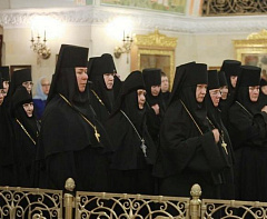 23 сентября делегация монашествующих Белорусского Экзархата приняла участие в обсуждении актуальных вопросов монашеской жизни на Собрании игуменов и игумений РПЦ