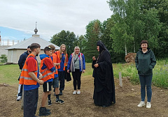 Тадулинский монастырь посетили участники велопохода оздоровительного лагеря «Ориентир»