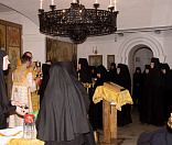 6-Посещение епископом Порфирием Свято-Елисаветинского женского монастыря. Июль, 2015 г.