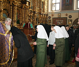 28-Свято-Никольский женский монастырь Могилевской епархии 9 апреля 2016 года посетил Председатель синодального отдела по монастырям