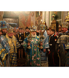 Патриарший Экзарх возглавил торжества по случаю 25-летия возрождения Гродненского Рождество-Богородичного женского монастыря