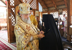 Настоятельница Брестского монастыря игумения Александра (Жарин) награждена орденом преподобной Евфросинии Полоцкой